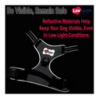 Lovtastic Creations™ No-Pull Dog Harness - with Strong & Durable Dog Leash & Free Poopbag Holder 3pcs Set | Reflective No-Choke Pet Harness