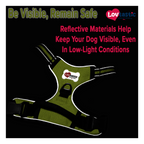Lovtastic Creations™ No-Pull Dog Harness - with Strong & Durable Dog Leash & Free Poopbag Holder 3pcs Set | Reflective No-Choke Pet Harness