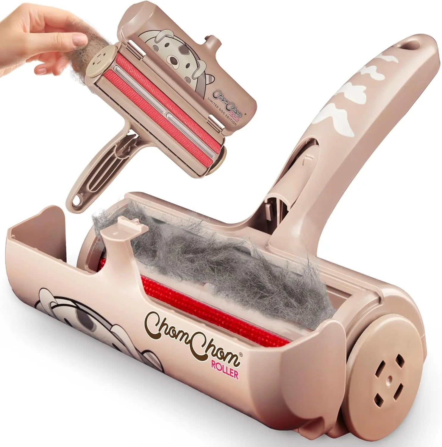 Reusable Pet Hair Remover Roller for Furniture, Carpet & Clothing