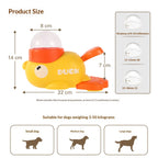 Little Yellow Duck Pet Treat Dispenser Interactive Food Leaking Toy for Cats Dogs Training Slow Feeder Auto Feeder Pet Supplies