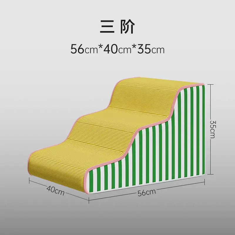 Pet Stairs For Dogs, Soft Ramp Ladder For Sofa Bed Non-slip Pet Steps To Protect Joints, Safety Dog Stairs For Dog