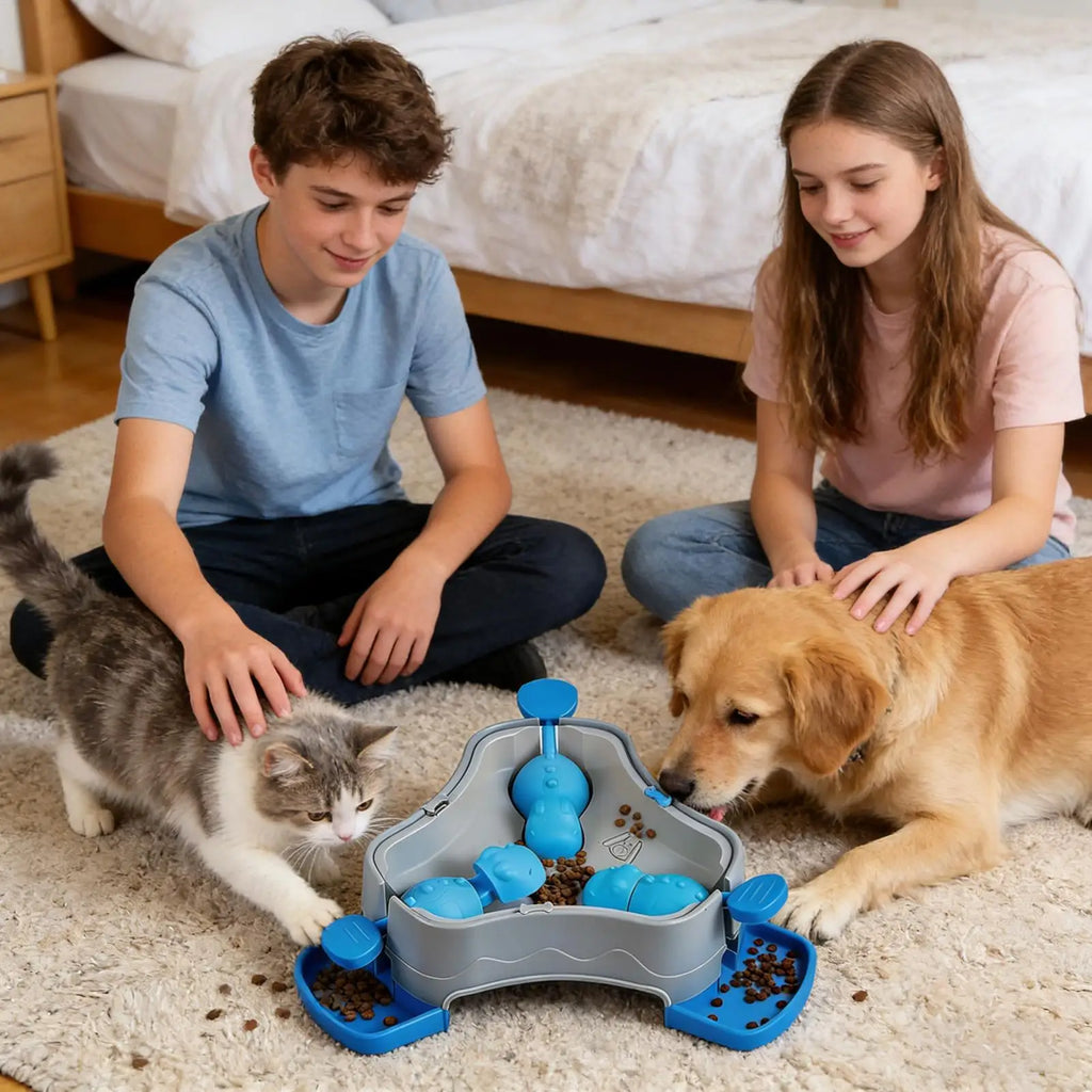 Dog Treat Dispenser Toy Puppy Training Supplies Dog Puzzle Feeder Toy for Animal Lovers Busy Professionals Trainers Apartment