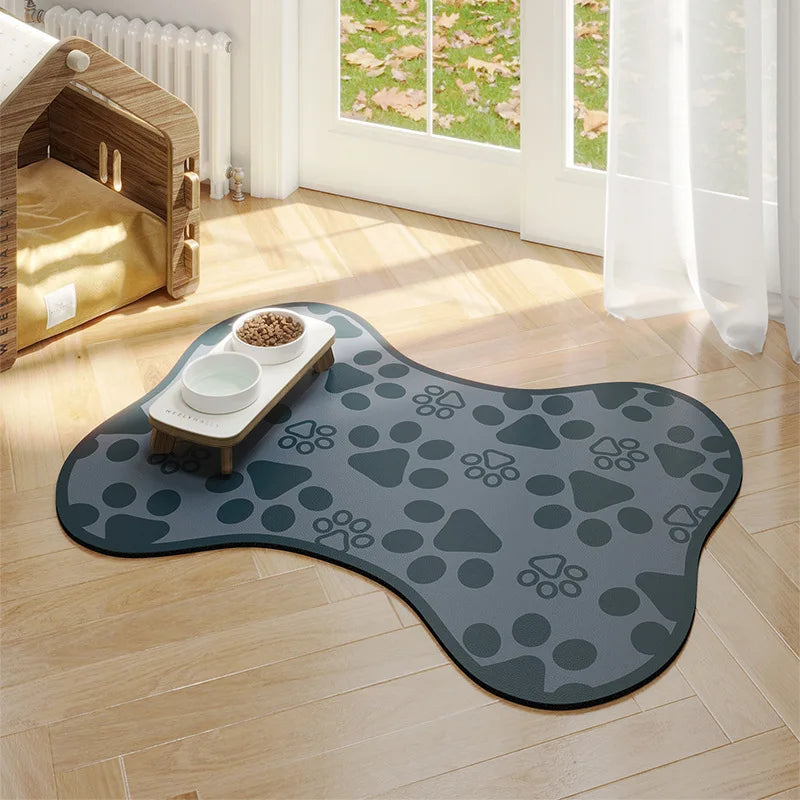 VIKAMA Pet Placemat | Non-Slip Waterproof Feeding Mat for Cats & Dogs