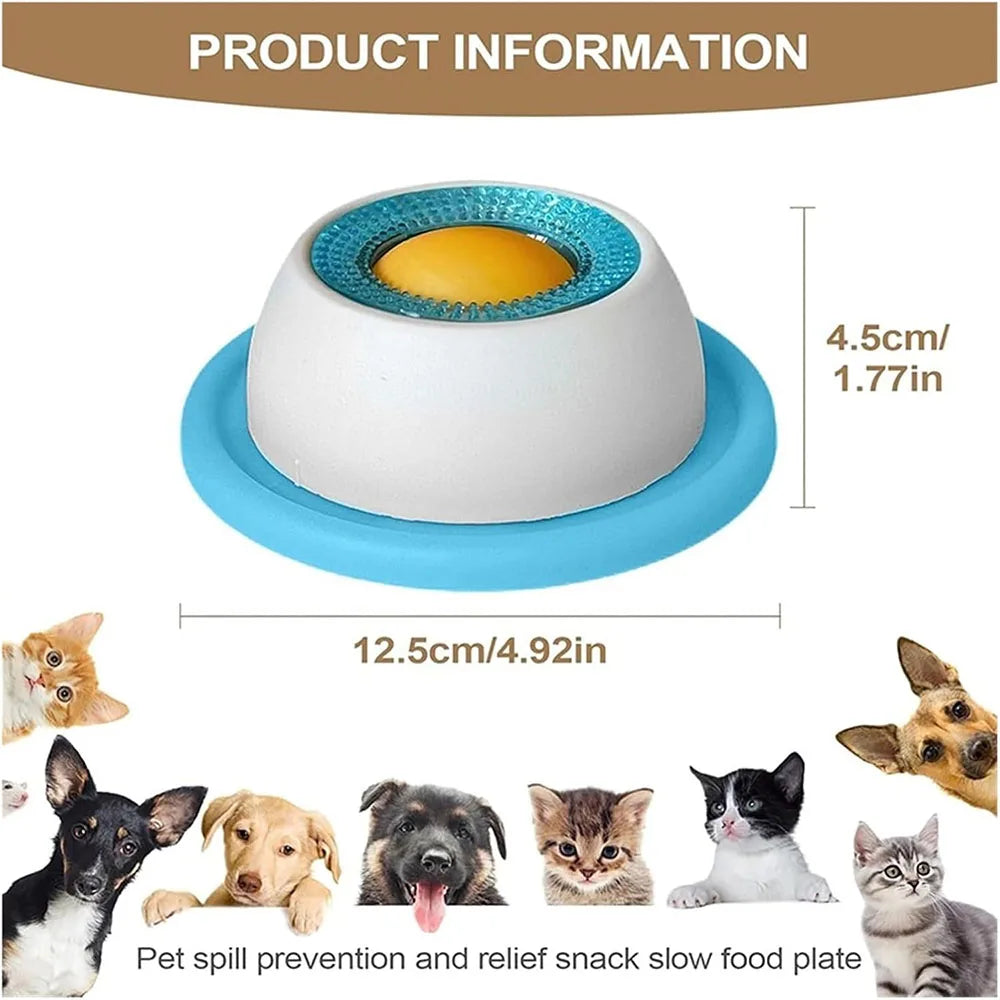 Dog Licking Toy Slow Feeder Interactive Toy Feeding Accessory For Dogs Cat Puppy Kitten Training Supply Food Dispensing Game Box