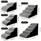 New Detachable And Washable Kennel Memory Foam Dog Sofa Stairs Pet 4-5 Steps Stairs For Small Dog Cat Ramp Ladder Pet Stairs