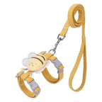 Adjustable Bee Cat Harness and Leash Set – Cartoon Double Layer Pet Vest