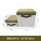 3-Tier Foldable Pet Stairs with Storage Boxes Ladder Dogs Pets Puppy Stairs Multifunctional Pet Ramp for Bed & Sofa Dog Supplies