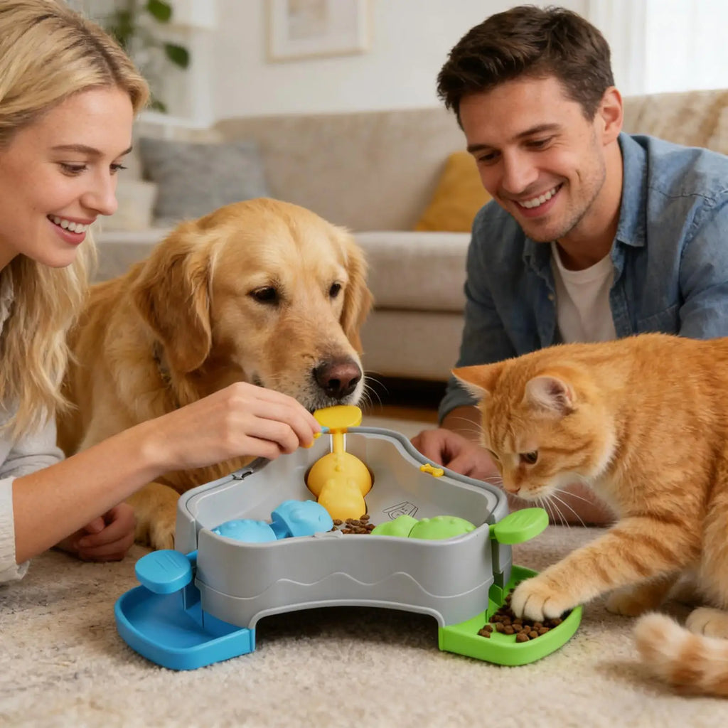 Dog Treat Dispenser Toy Puppy Training Supplies Dog Puzzle Feeder Toy for Animal Lovers Busy Professionals Trainers Apartment