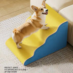 New 3/4 Step Dog Cat Ramp Ladder Non Slip Memory Foam Sponge Pet Stair Removable Washable Dog Sofa Steps Pet Supplies