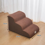 New Detachable and Washable Pet 2-4 Tiered Non Sliding Dog Staircase Suitable for Bed Edge Sofa Pet Stairs for Dogs Dog Ramp