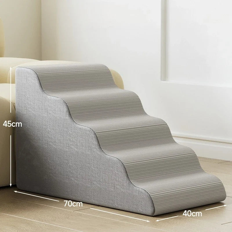 2026 Designer Pet Dog Stairs Ramp Non-Slip Pet 2/3 Steps for Small Old Dogs Sofa Bed Sofa Bed Ladder Cat House