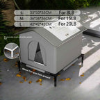 Waterproof Outdoor Pet House – Winter Warm Cat & Small Dog Cave Bed | Foldable, Washable, Cozy Shelter