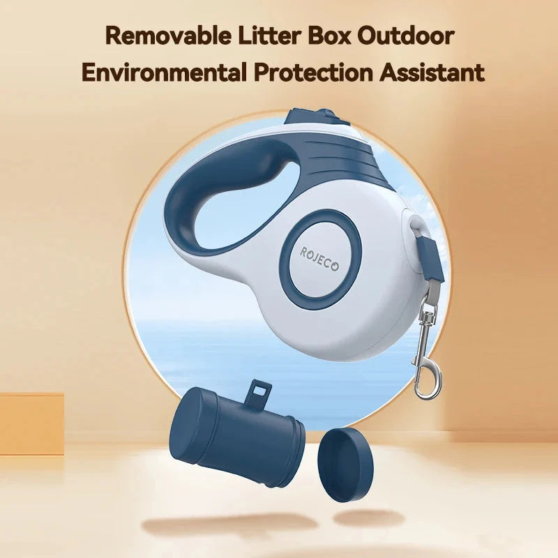 Automatic Retractable Dog Leash 3M/5M Extendable Rope For Outdoor Travel Walking Hiking Small Dogs Traction Rope Cat Lead