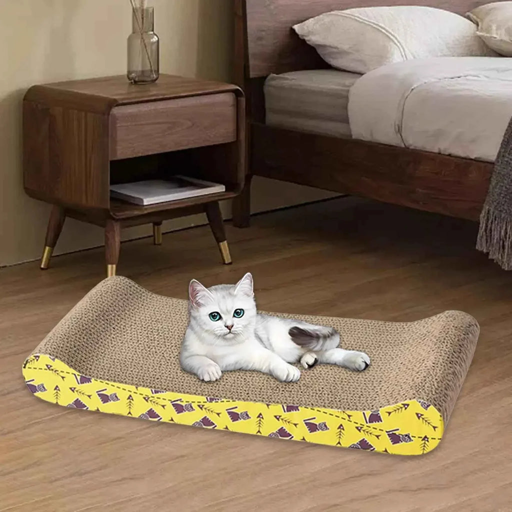 Cat Scratching Board Bed – Cardboard Scratch Pad