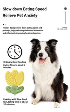 Multi-Function Lick Mat for Pets,Non-Slip Slow Feeder with Divider, Boredom Relief Anti-Choke Dining Mat for Dogs Cats,Dog Mat