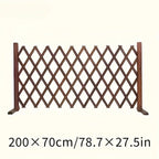 Retractable Wooden Pet Gate for Dogs Cats - Easy Install Indoor Safety Barrier for Home, Bedroom, Doorway & Stairs