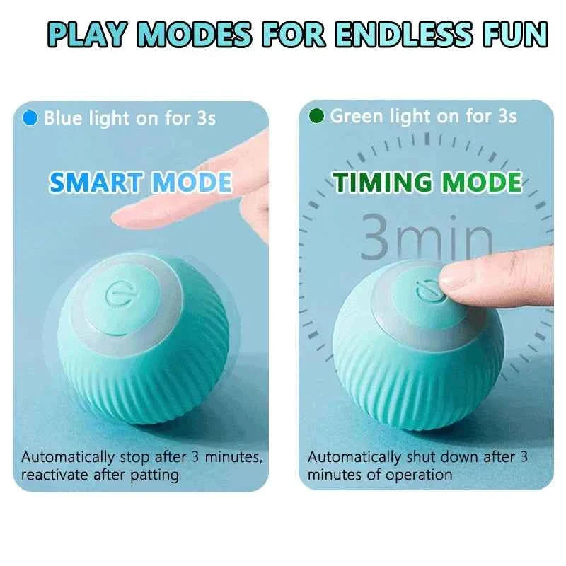 Smart Cat Toy Ball: Auto-Rolling for Active Play