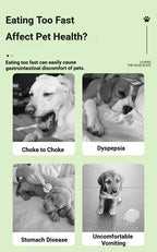 Multi-Function Lick Mat for Pets,Non-Slip Slow Feeder with Divider, Boredom Relief Anti-Choke Dining Mat for Dogs Cats,Dog Mat
