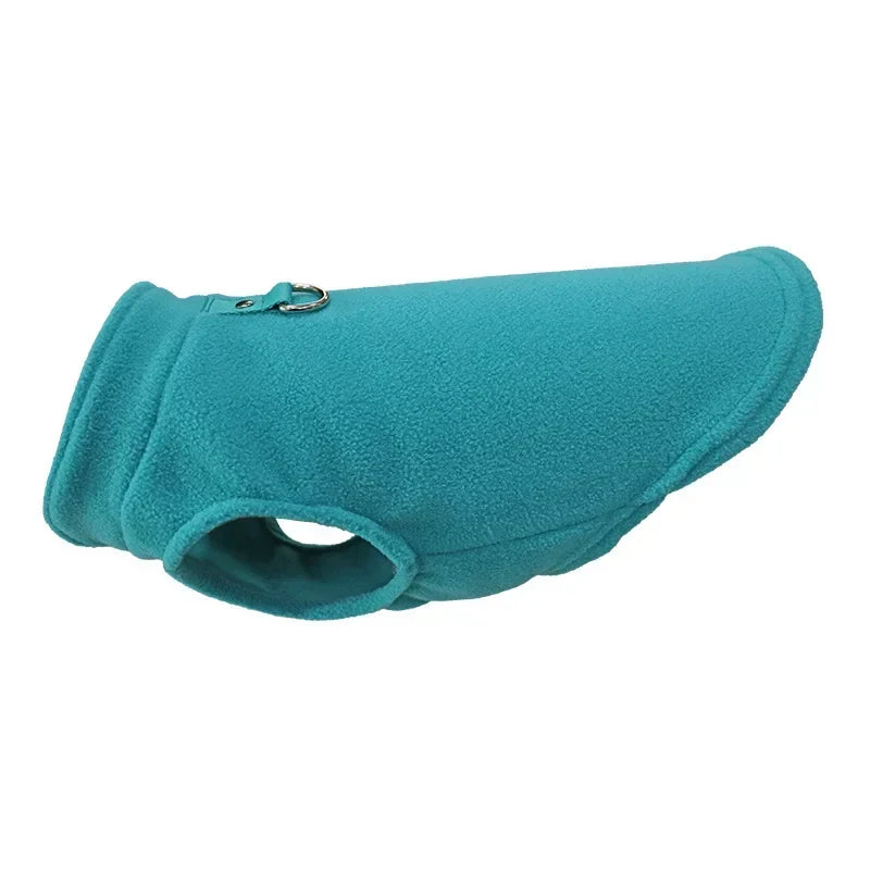 Winter Warm Dog Jacket with D-Ring – Cozy Pet Vest for Small Dogs & Cats