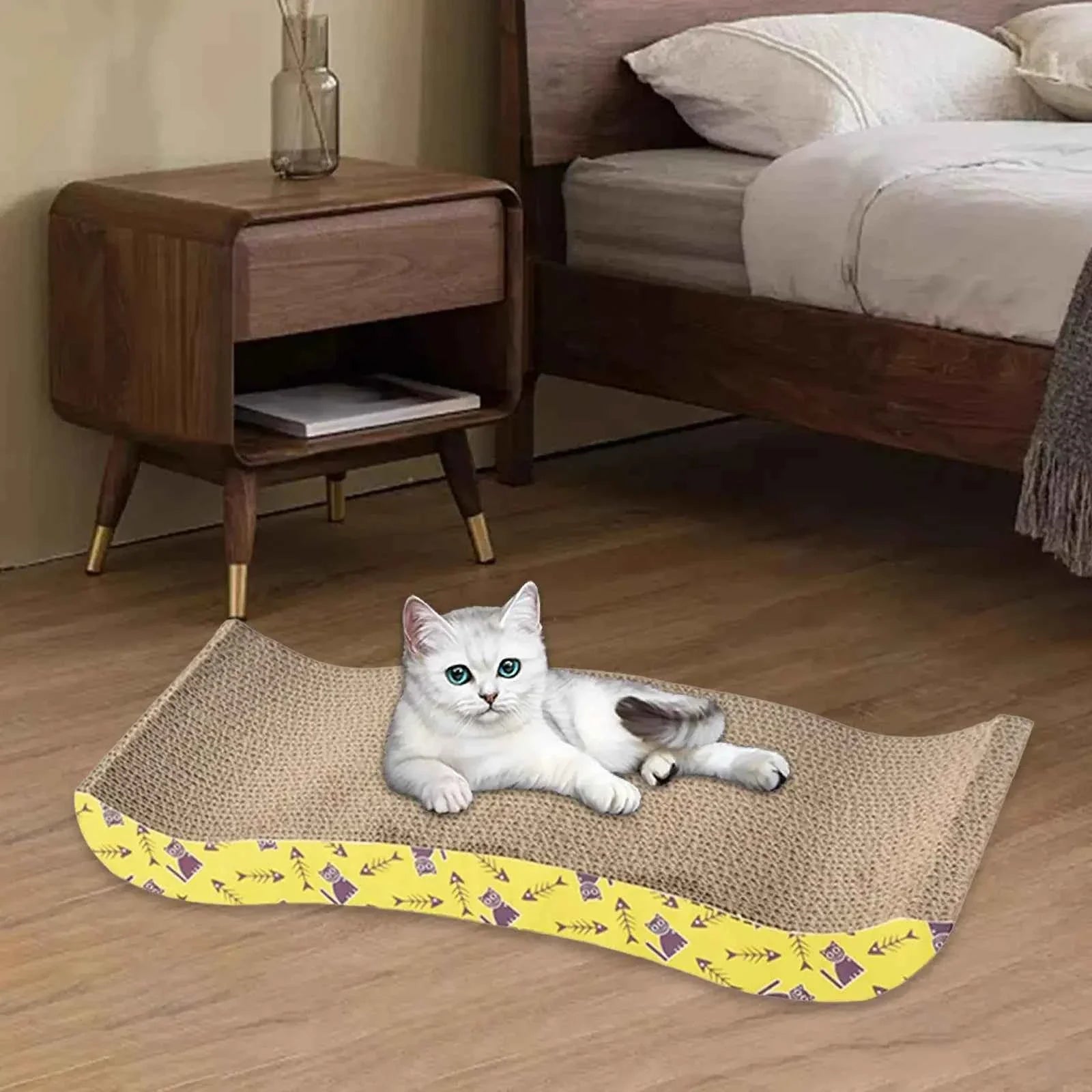 Cat Scratching Board Bed – Cardboard Scratch Pad