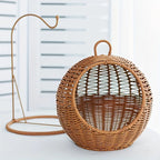 Luxury Fruit Basket Cat Hammock bed Hand Woven Storage Basket Comfortable Heavy Carton Packaging Not Easy To Damage for Pets