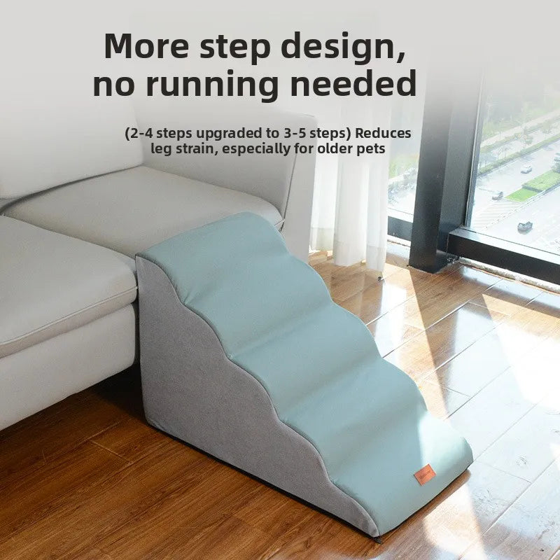 Detachable Anti-slip Pet Stairs Dog Bed Ladder Small Elderly Dogs Slope  Snow Searched for Dog Stairs Home Supplies