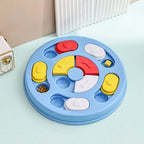 Smart Cat Puzzle Toy Slow Feeder Interactive Turntable Food Dispenser For Indoor Cats Anti-Boredom Pet Training Play Toy