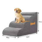 Ladder Dogs Pets Bone Shape Puppy Stairs Beside The Sofa Bed Ramp for Dogs Protecting Pet Joint Safety Stairs for Elderly Dogs