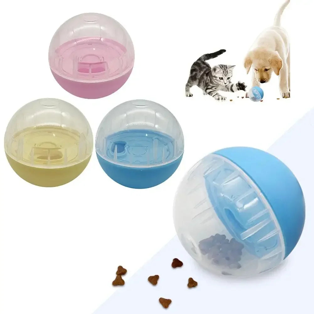 Treat Dispenser IQ Training InteractivePet Anti Choke Slow Feeder  Dog Cat Leakage Food Toys Balls Adjustable  Educational Toy