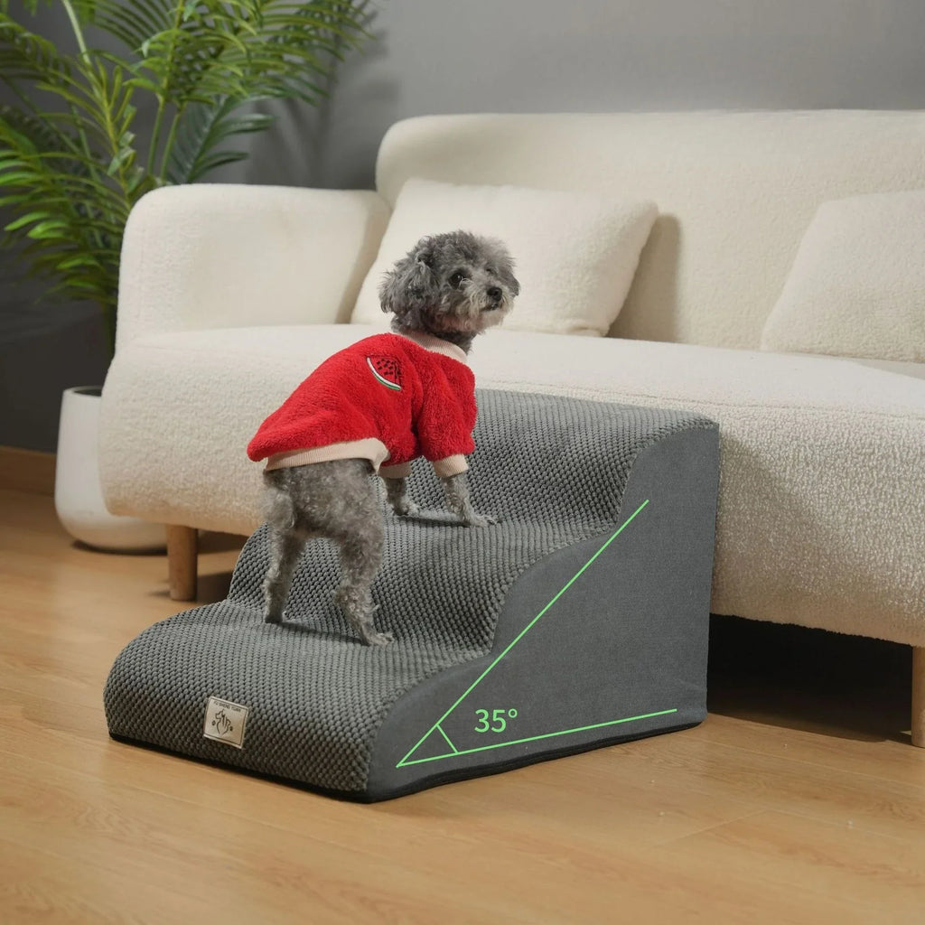 Non Slip Washable Dog Stairs for Small Elderly Dogs Pet Ramp for Bed Sofa Climbing Safety Ramps Ramp for Dog Pet Ramp Pet Stairs