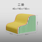 Pet Stairs For Dogs, Soft Ramp Ladder For Sofa Bed Non-slip Pet Steps To Protect Joints, Safety Dog Stairs For Dog