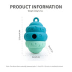 1pc Elastic Slow Feeder Pet Toy, Honeycomb-Shaped Rolling Food Dispenser for Cats, Dog Toy ,Dog Accessories, Pet Products