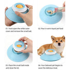 Dog Licking Toy Slow Feeder Interactive Toy Feeding Accessory For Dogs Cat Puppy Kitten Training Supply Food Dispensing Game Box