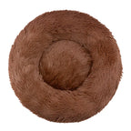 Round Plush Pet Bed for Large & Medium Dogs – Super Soft Cat Bed, Cozy Winter Warm Sleeping House