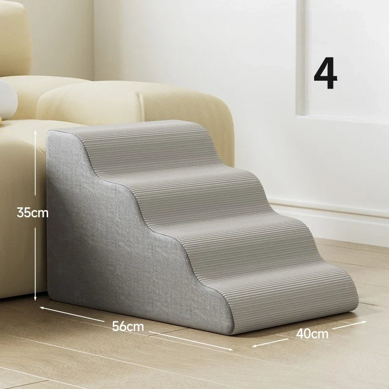 2026 Designer Pet Dog Stairs Ramp Non-Slip Pet 2/3 Steps for Small Old Dogs Sofa Bed Sofa Bed Ladder Cat House