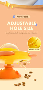 Cat interactive Toys Rotatable Cat Dog Leak Food Toy Pet Puzzle Relief Boredom Toys Food Feeder Dispenser for Kitten Puppy Toys