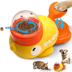 Little Yellow Duck Pet Treat Dispenser Interactive Food Leaking Toy for Cats Dogs Training Slow Feeder Auto Feeder Pet Supplies