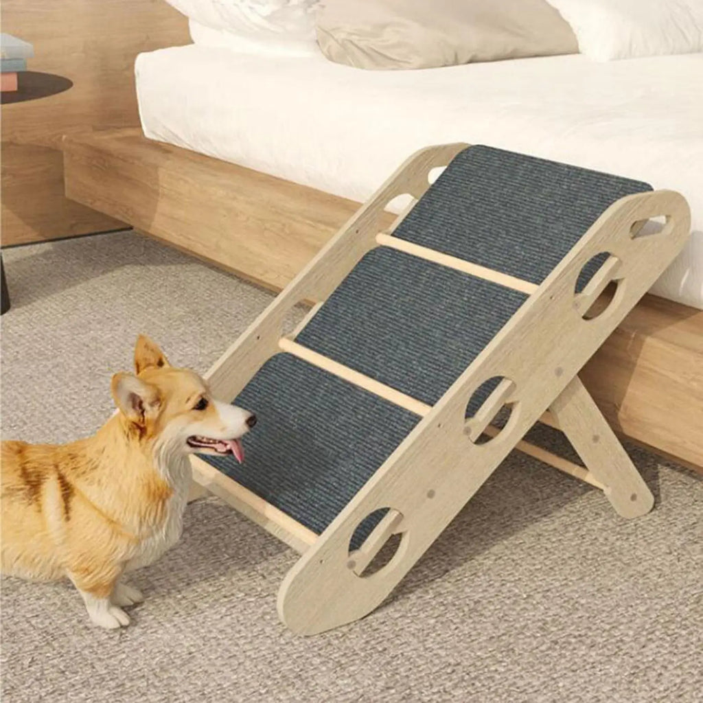 Pet Steps Dog Stairs Extra Wide Pet Steps for Indoor Use Older Dogs Cats