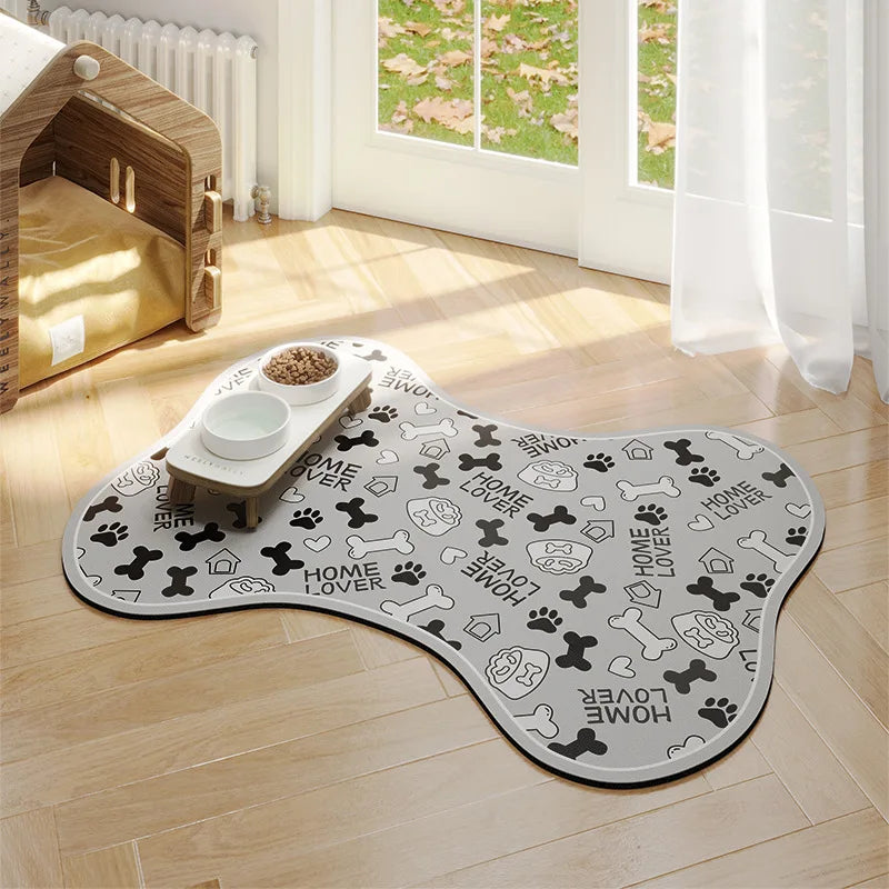 VIKAMA Pet Placemat | Non-Slip Waterproof Feeding Mat for Cats & Dogs