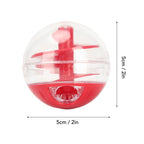 Cat Treat Dispensing Ball Bite Resistant Interactive Pet Slow Feeder Puzzle Ball for Kitten Cat Treat Dispensing Puzzle Ball