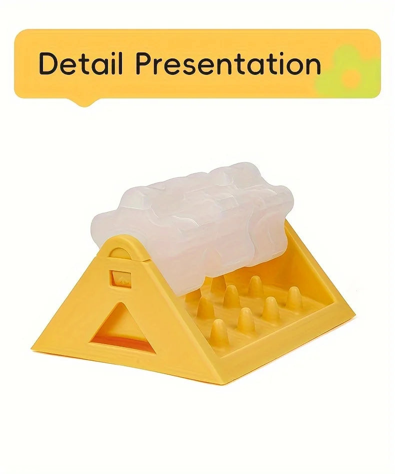 Interactive Dog Food Dispenser Toy - Puzzle Feeder with Leak-Proof Design Slow-Feeding Design & Durable PP Material for Dogs