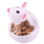 Pet Feeder Cat Toy Mouse Rolling Food Dispenser Bowl with Leakage Feature Funny Training Play Tool for Kittens And Cats Pet Supp