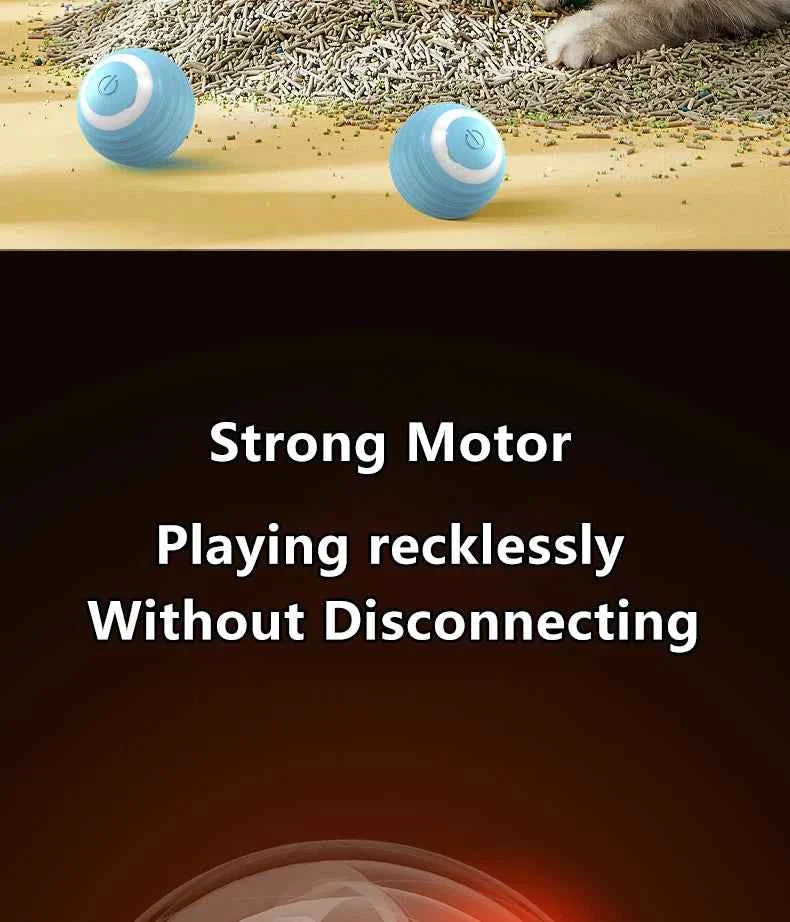 Smart Cat Toy Ball: Auto-Rolling for Active Play
