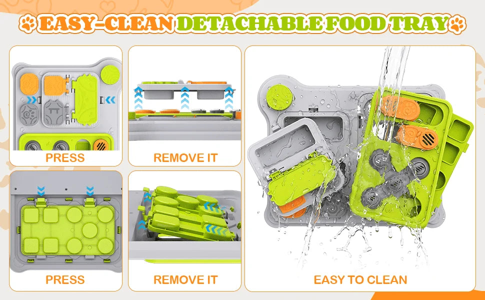 Slow Feeder Cat Toy: Interactive Treat Dispenser for Indoor Pet Training & Mental Stimulation