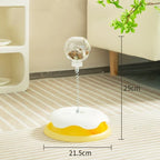 Indoor Cat Slow Feeder Toy 360° Rotating Food Dispenser Ball Interactive Puzzle Game to Relieve Boredom  Slow Down Eating