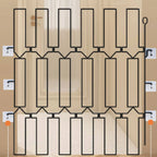 Retractable Pet Gate Adjustable Metal Pet Gate Dog Safety Fence Easy Install Home Barrier Heavy Duty for Dogs, Stairs, Doorway