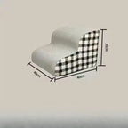 1pc Pet Stairs for Sofa & Bed, 2/3 Step Foam Ramp for Small Senior Dogs, Portable Non-Slip Steps To Relieve Joints