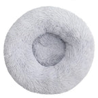 Round Plush Pet Bed for Large & Medium Dogs – Super Soft Cat Bed, Cozy Winter Warm Sleeping House