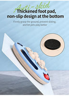 Smart Cat Puzzle Toy Slow Feeder Interactive Turntable Food Dispenser For Indoor Cats Anti-Boredom Pet Training Play Toy