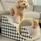 Pet 2/3 Steps High Density Foam Dogs Secure Stairs Ramps Non-Slip Pets Steps for Older Dogs Pets with Joint Pain Sofa Bed Ladder